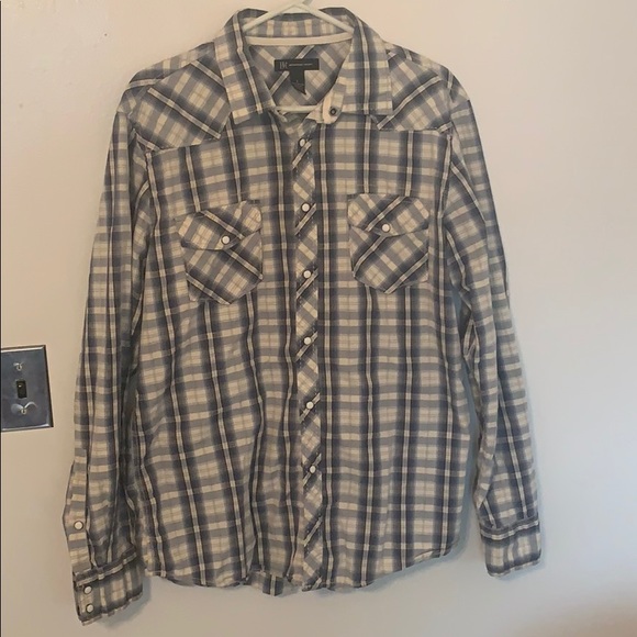 INC Men’s snap button up - Picture 1 of 6
